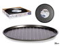 Kinvara Bandeja para Horno de Pizza Antiadherente Gris Acero Carbono 32x32x1.5 cm (Set de 24)