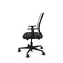PIQUERAS Y CRESPO Silla de oficina Haches con mecanismo Sincro/Traslack, Negro/Blanco