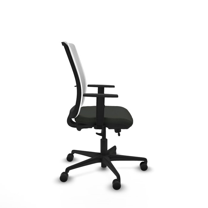 PIQUERAS Y CRESPO Silla de oficina Haches con mecanismo Sincro/Traslack, Negro/Blanco PIQUERAS Y CRESPO Silla de oficina Haches con mecanismo Sincro/Traslack, Negro/Blanco