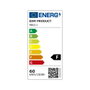 EDM Bombilla LED Industrial T160, E27, 60W, 6490 lm, 6400K Luz Fría, 360° Flujo, Clase F, 220-240V, ø160x264 mm