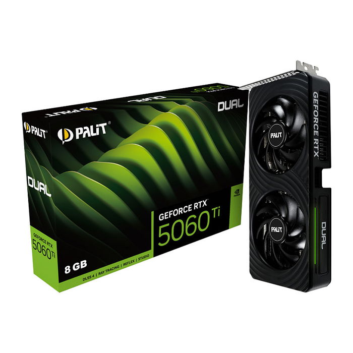 Palit RTX 5060 TI Dual 8GB GDDR7 Tarjeta Gráfica PCIe