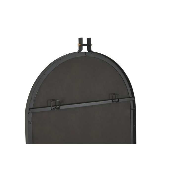 DKD Home Decor Espejo Moderno Negro Dorado 3 x 132 x 56.5 cm Hierro Cristal