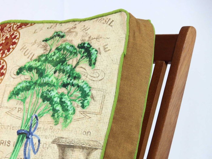 Aberto Design YM1157 Cojín de Algodón y Poliéster 42x42 cm para Sofá o Cama, Elegante y Cómodo