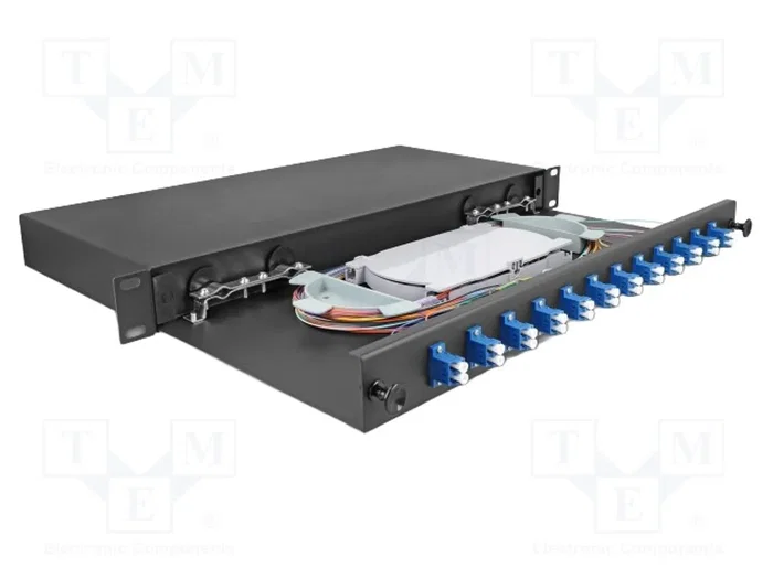 DeLOCK Caja de empalme de fibra óptica 19″ 12 x LC Duplex OS2 1U DeLOCK Caja de empalme de fibra óptica 19″ 12 x LC Duplex OS2 1U