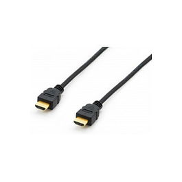EQUIP Cable HDMI 119372 7.5m Negro HDMI 2.0 Soporte 4K/60Hz HDR Ethernet ARC 3D PVC Conectores Chapados en Oro