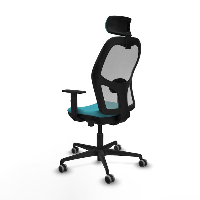 PIQUERAS Y CRESPO Silla de oficina Jorquera Turquesa y Gris PIQUERAS Y CRESPO Silla de oficina Jorquera Turquesa y Gris