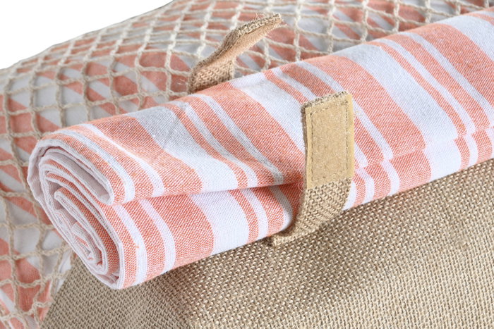 DKD Home Decor Set de 2 Bolsos de Poliéster con Esterilla