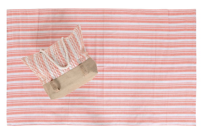 DKD Home Decor Set de 2 Bolsos de Poliéster con Esterilla