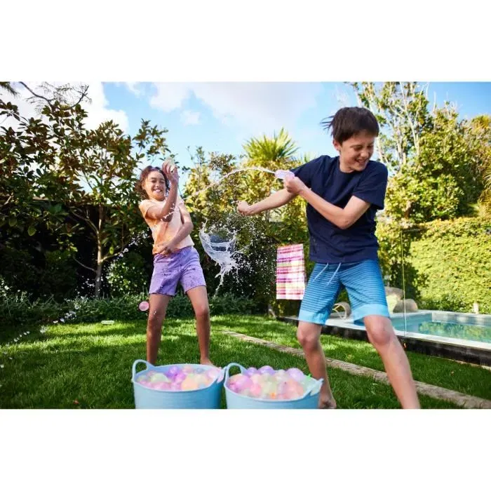 Zuru Globos de Agua - ZUR4894680025110 - Fiesta Tropical - 265 Globos - Cierre Automático - Listo en 60 seg Zuru Globos de Agua - ZUR4894680025110 - Fiesta Tropical - 265 Globos - Cierre Automático - Listo en 60 seg