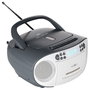 Reflexion RCR2260DAB Boombox Portátil Radio DAB+ FM Reproductor CD MP3 20 W Blanco y Gris