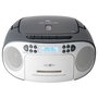 Reflexion RCR2260DAB Boombox Portátil Radio DAB+ FM Reproductor CD MP3 20 W Blanco y Gris