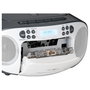 Reflexion RCR2260DAB Boombox Portátil Radio DAB+ FM Reproductor CD MP3 20 W Blanco y Gris