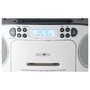 Reflexion RCR2260DAB Boombox Portátil Radio DAB+ FM Reproductor CD MP3 20 W Blanco y Gris