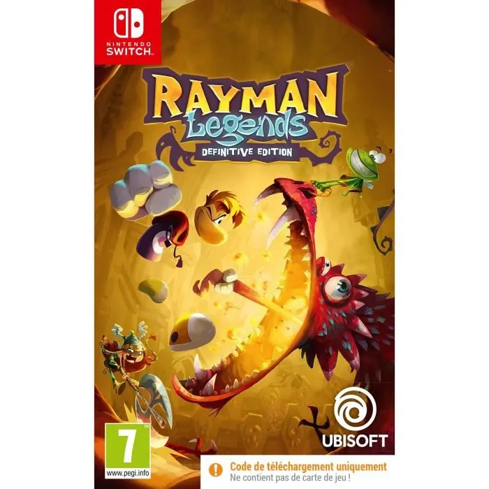 Ubisoft Rayman Legends Definitive Edition Switch Game (Código de descarga) Ubisoft Rayman Legends Definitive Edition Switch Game (Código de descarga)