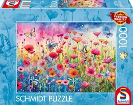 Schmidt Spiele Puzzle SCH4001504588731 Poppy Meadow 1000 Piezas, A partir de 12 años