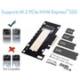 ICY BOX IB-PCI214M2-HSL Tarjeta de expansión PCIe 4.0 x4 a M.2 NVMe
