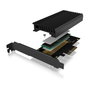 ICY BOX IB-PCI214M2-HSL Tarjeta de expansión PCIe 4.0 x4 a M.2 NVMe