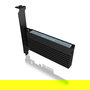 ICY BOX IB-PCI214M2-HSL Tarjeta PCIe a M.2 NVMe 2280/2260/2242 con Disipador, PCIe 4.0 Negro