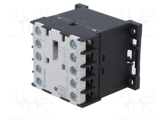 FINDER Contactor 4-polar 12A 24VAC 6K