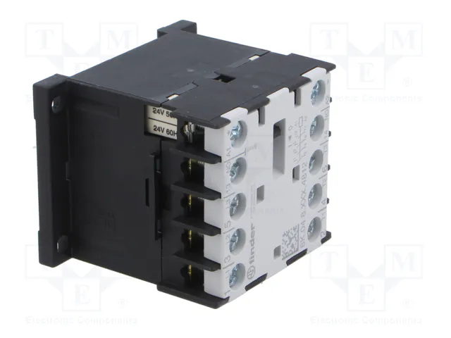 FINDER Contactor 4-polar 12A 24VAC 6K