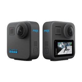 GoPro MAX (2025) Cámara de Acción 360, 6K Ultra HD, 18 MP, GPS, WiFi, Bluetooth, Batería 1960 mAh, Resistente al Agua, Negro