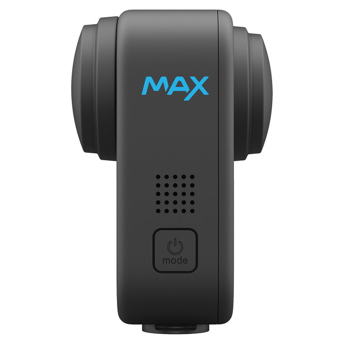 GoPro MAX (2025) Cámara de Acción 360 de 6K Ultra HD y 18 MP, GPS, Wi-Fi, Bluetooth, Resistente al Agua, Negro