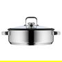 WMF Vitalis Vaporera de Cocina 28 cm con Tapa de Cristal