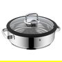 WMF Vitalis Vaporera de Cocina 28 cm con Tapa de Cristal
