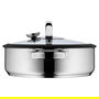 WMF Vitalis Vaporera de Cocina 28 cm con Tapa de Cristal