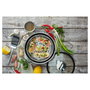 WMF Vitalis Vaporera con tapa de vidrio 28 cm, 5 L