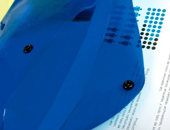 Liderpapel Carpeta dossier con broche 34352 azul transparente DIN A5