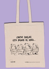 NUBEOCHO Bolsa de tela 'La piara'