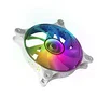 Mars Gaming MF-3D Ventilador ARGB 12cm Blanco para PC - Espejo Infinito 3D, 1200 RPM, 12 dB, Compatible con Aura Sync, Mystic Light, RGB Fusion