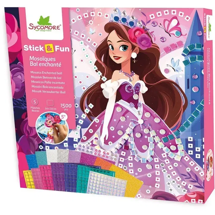 Sycomore AABOA97748 Mosaicos Stick'N Fun Bola Encantada Edades 5+