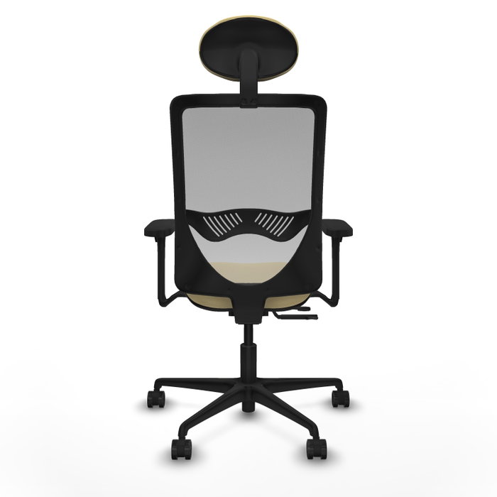 PIQUERAS Y CRESPO Silla de oficina Zulema con mecanismo Sincro/Traslack Crema y Gris PIQUERAS Y CRESPO Silla de oficina Zulema con mecanismo Sincro/Traslack Crema y Gris