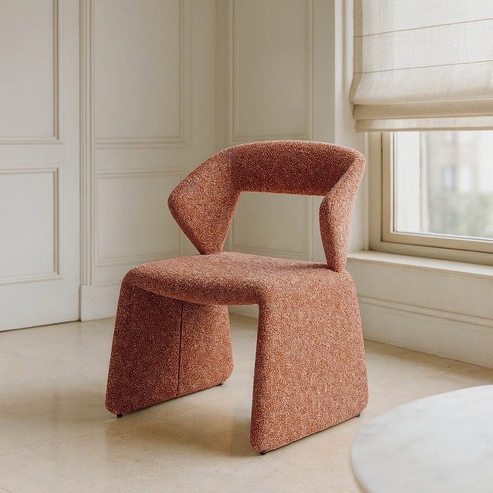 Silla Salmón Tejido Contract 59 X 63 X 81 cm Silla Salmón Tejido Contract 59 X 63 X 81 cm