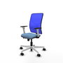 PIQUERAS Y CRESPO Silla de oficina Motilla con mecanismo Sincro/Traslack Azul