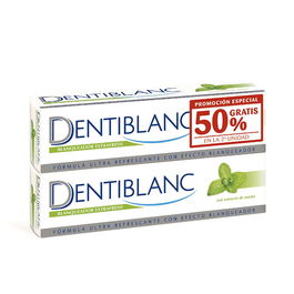 Dentiblanc Blanqueador Extrafresh con Extracto de Menta Pack 2 x 100 ml Dentífrico para Higiene Bucal Diaria