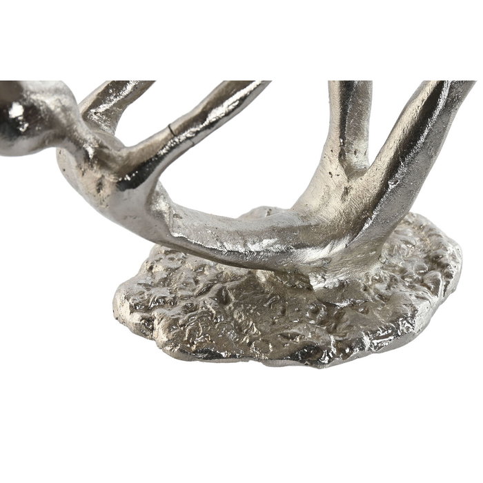 DKD Home Decor Figura de Aluminio Padre y Niño Plateado 25x8x14 cm DKD Home Decor Figura de Aluminio Padre y Niño Plateado 25x8x14 cm