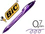 BIC Gelocity Quick Dry Retráctil Púrpura (Set de 12)