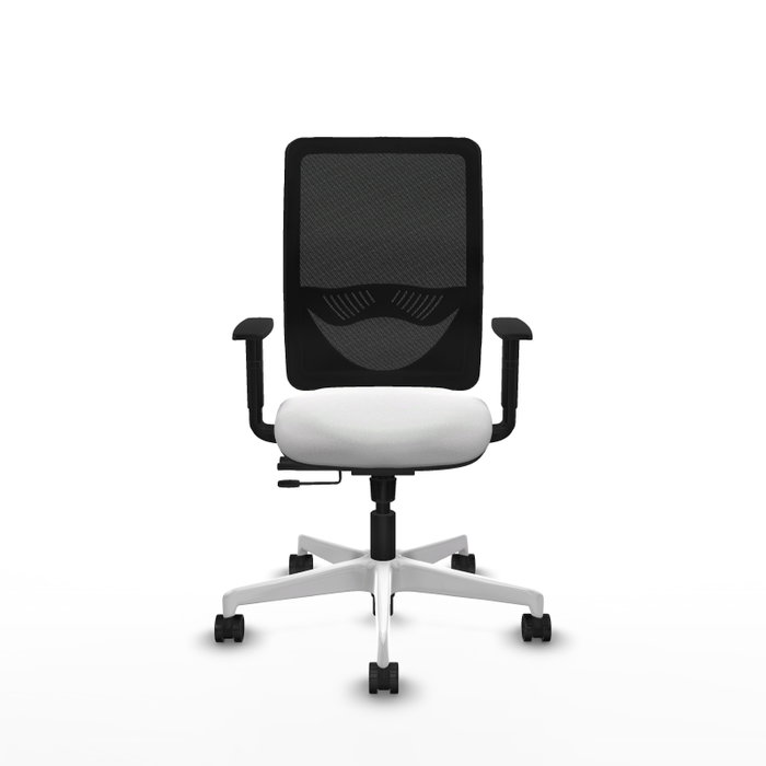 PIQUERAS Y CRESPO Silla de oficina Zulema con mecanismo Sincro/Traslack Blanco y Negro PIQUERAS Y CRESPO Silla de oficina Zulema con mecanismo Sincro/Traslack Blanco y Negro