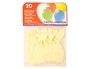 Blanca Globo 100% Latex Biodegradable Blanco Bolsa 20 Unidades