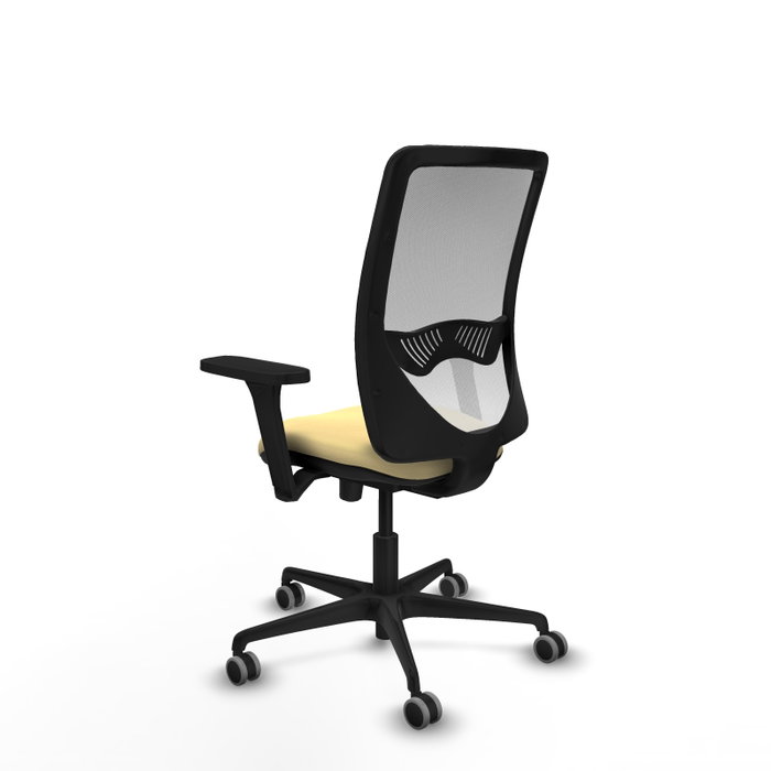 PIQUERAS Y CRESPO Silla de oficina Zulema con mecanismo Sincro/Traslack, Crema y Blanco PIQUERAS Y CRESPO Silla de oficina Zulema con mecanismo Sincro/Traslack, Crema y Blanco