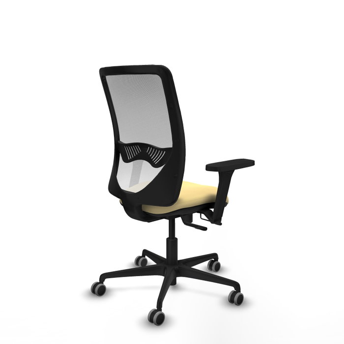 PIQUERAS Y CRESPO Silla de oficina Zulema con mecanismo Sincro/Traslack, Crema y Blanco PIQUERAS Y CRESPO Silla de oficina Zulema con mecanismo Sincro/Traslack, Crema y Blanco