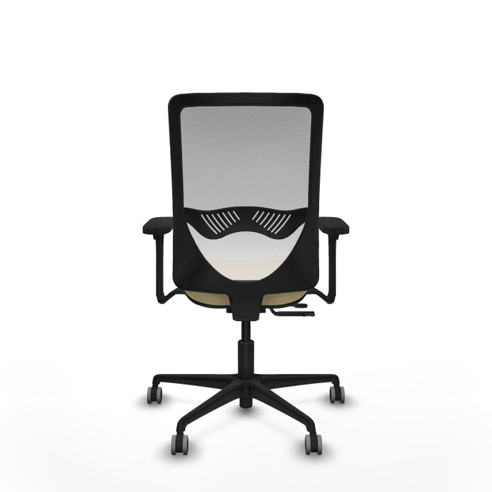 PIQUERAS Y CRESPO Silla de oficina Zulema con mecanismo Sincro/Traslack, Crema y Blanco PIQUERAS Y CRESPO Silla de oficina Zulema con mecanismo Sincro/Traslack, Crema y Blanco