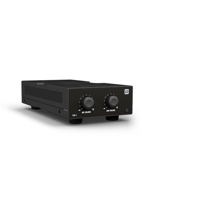 LD Systems LDPRE2 Mezclador de Micrófono y Línea de Dos Canales Negro