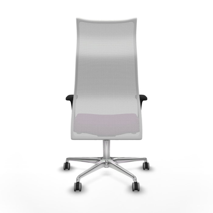 PIQUERAS Y CRESPO Sillón Albacete Morado y Blanco con Mecanismo Sincro y Base de Aluminio