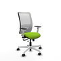 PIQUERAS Y CRESPO Silla de oficina Zulema Sincro/Traslack Pistacho y Blanco