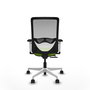 PIQUERAS Y CRESPO Silla de oficina Zulema Sincro/Traslack Pistacho y Blanco