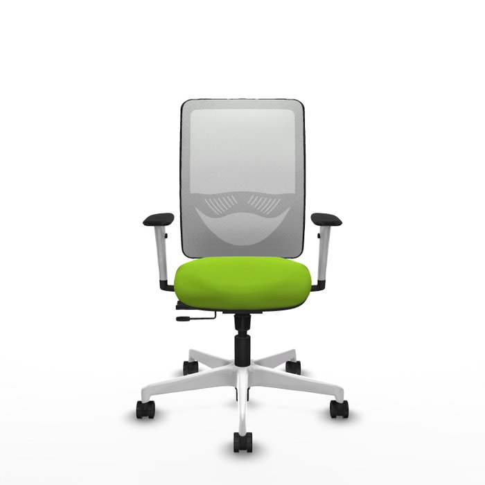 PIQUERAS Y CRESPO Silla de oficina Zulema Sincro/Traslack Pistacho y Blanco PIQUERAS Y CRESPO Silla de oficina Zulema Sincro/Traslack Pistacho y Blanco